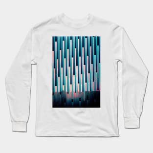 Metropolis Glitch - Contemporary Exclusive Modern Design Long Sleeve T-Shirt